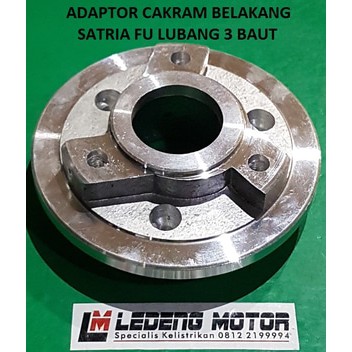 Adaptor Cakram Belakang Suzuki Satria FU Lubang 3 Baut