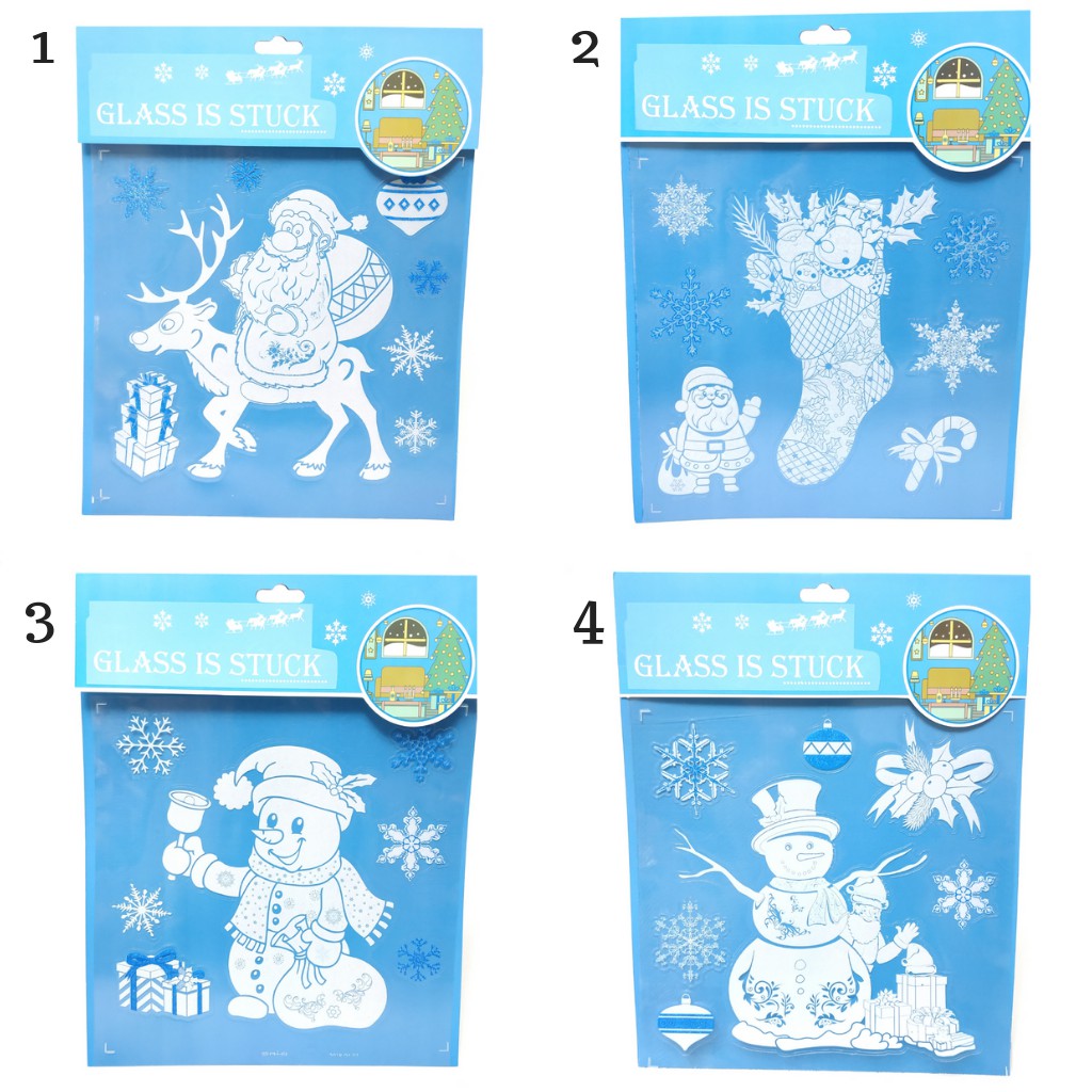 Sticker Kaca / Glass Sticker / Dekorasi Natal - XACC551