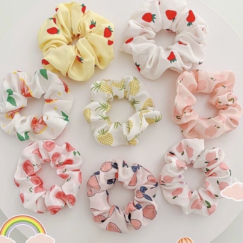 ‼️READY‼️SCRUNCHIE MURAH -  KUNCIRAN - IKAT RAMBUT - CEPOL HIJAB BERVOLUME TERMURAH - CEPOLAN HIJAB - KUNCIRAN SCRUNCHIE MOTIF - SCRUNCHIE KOTAK-KOTAK - SCRUNCHIE ORGANZA - SCRUNCHIE SATIN