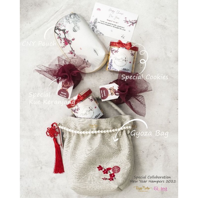 hampers imlek 2022 bingkisan CNY kue kering kue keranjang imlek googiebag sincia hamper sincia box k