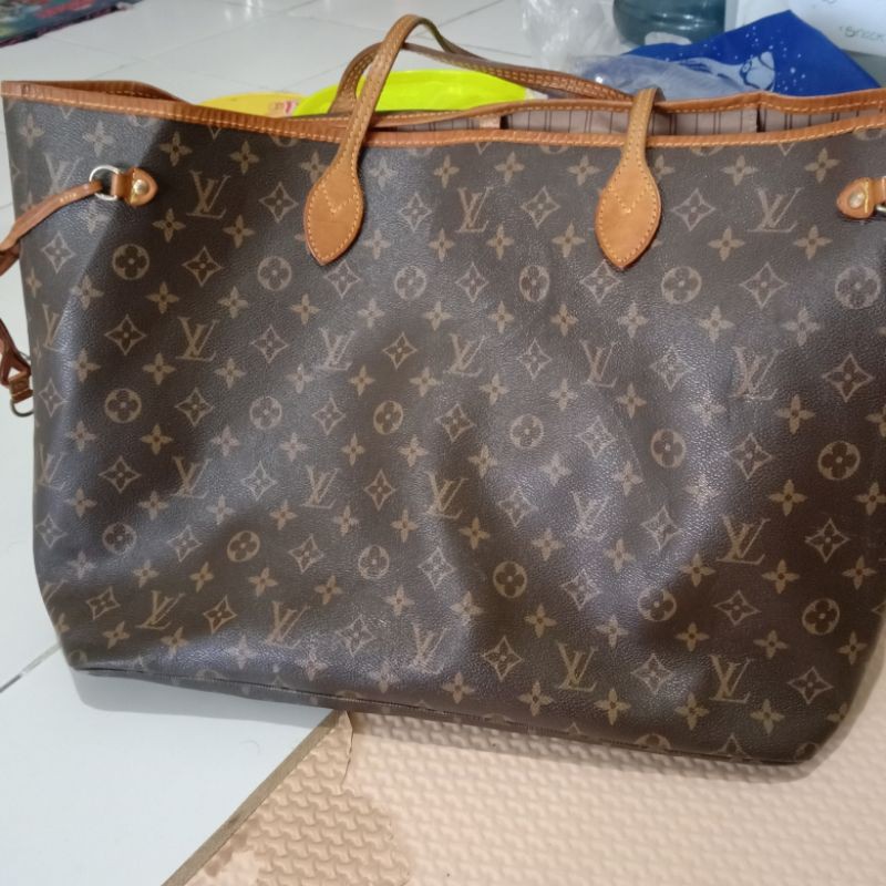 preloved LV Neverfull lengkap noser