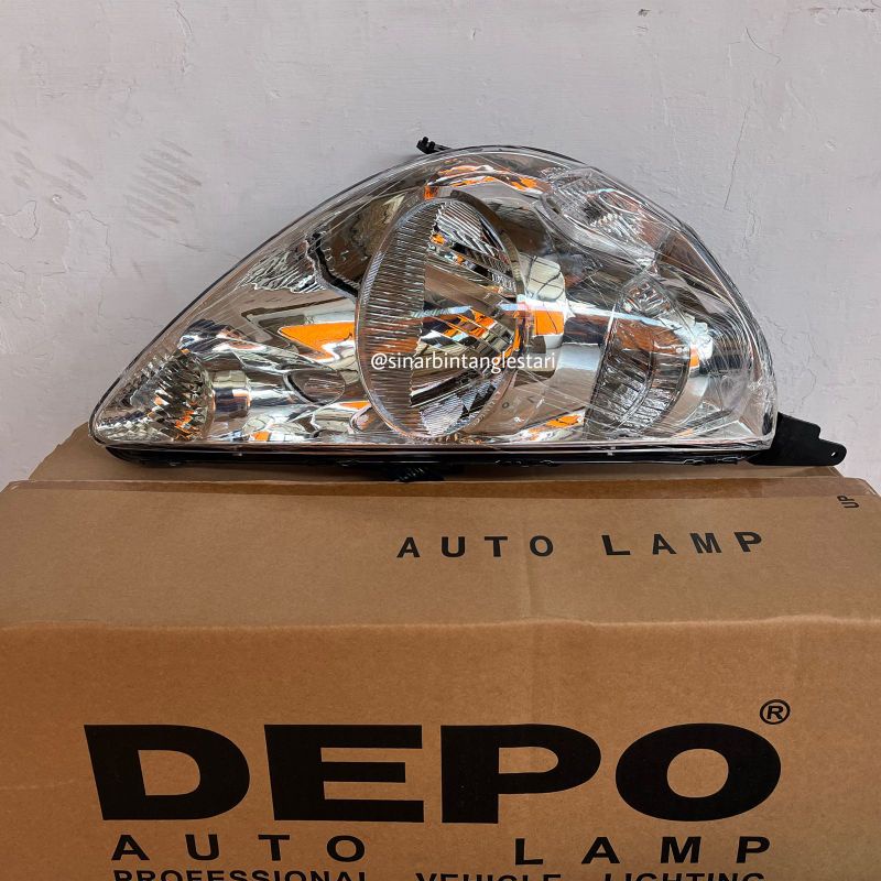 Lampu Depan / Head Lamp Honda Jazz ( 2004 - 2007 ) DEPO