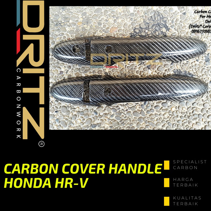 Carbon Cover Handle HONDA HRV Aksesoris Eksterior Mobil Karbon