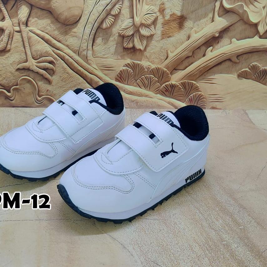 ❃ Sepatu Anak Laki Laki Perempuan Full Putih Usia 1 2 3 4 5 6 7 Tahun Sepatu Anak Cewek Cowok ♪