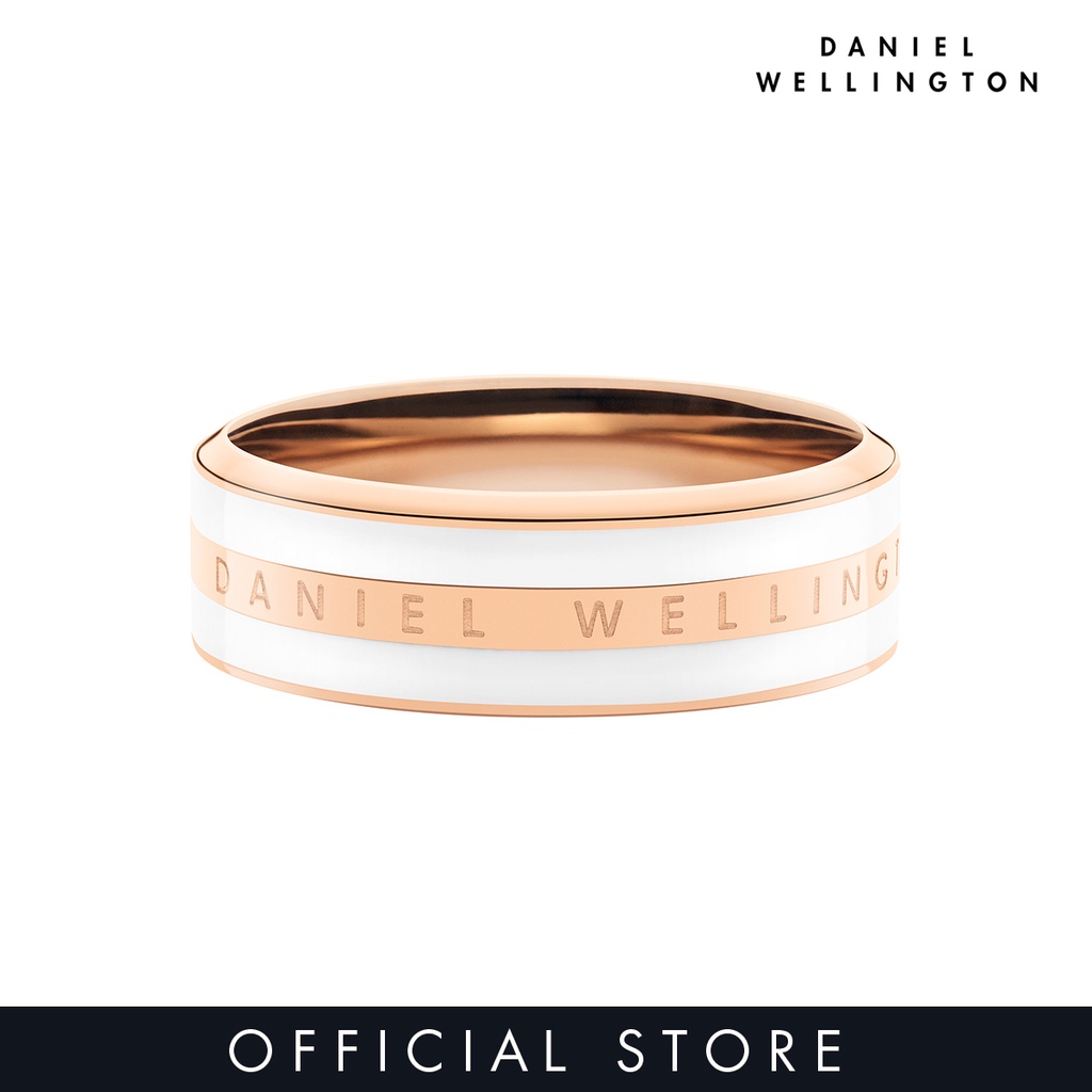 Daniel Wellington Emalie Ring Satin White RG 50 - DW00400040