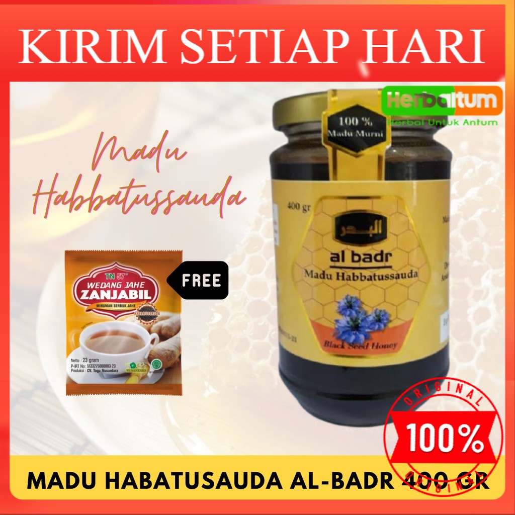 

Madu Habbatussauda Al Badr 400 GR | Madu Black Seed Honey Al-Badr