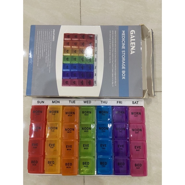 preloved kotak obat (belum pernah dpakai)