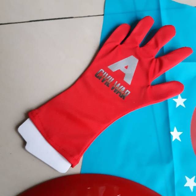 Mainan Set Tameng Capt America - Paket Cosplay Perisai Avengers Anak