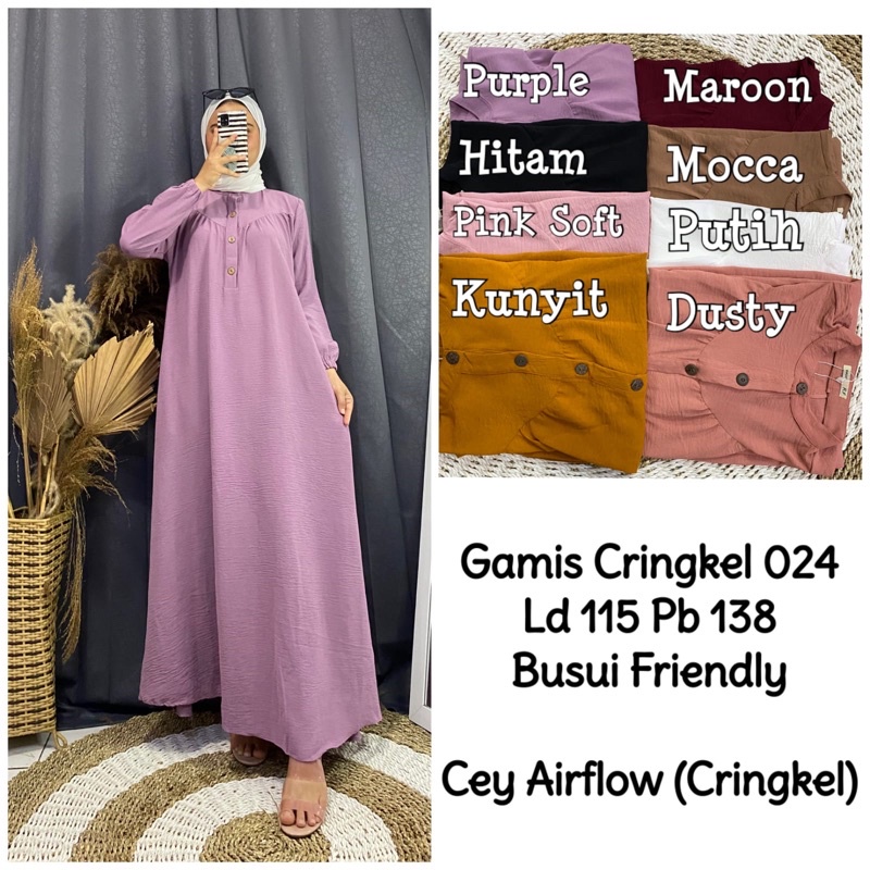 GAMIS POLOS/GAMIS KRINGKEL/GAMIS CANTIK/PAKAIAN WANITA