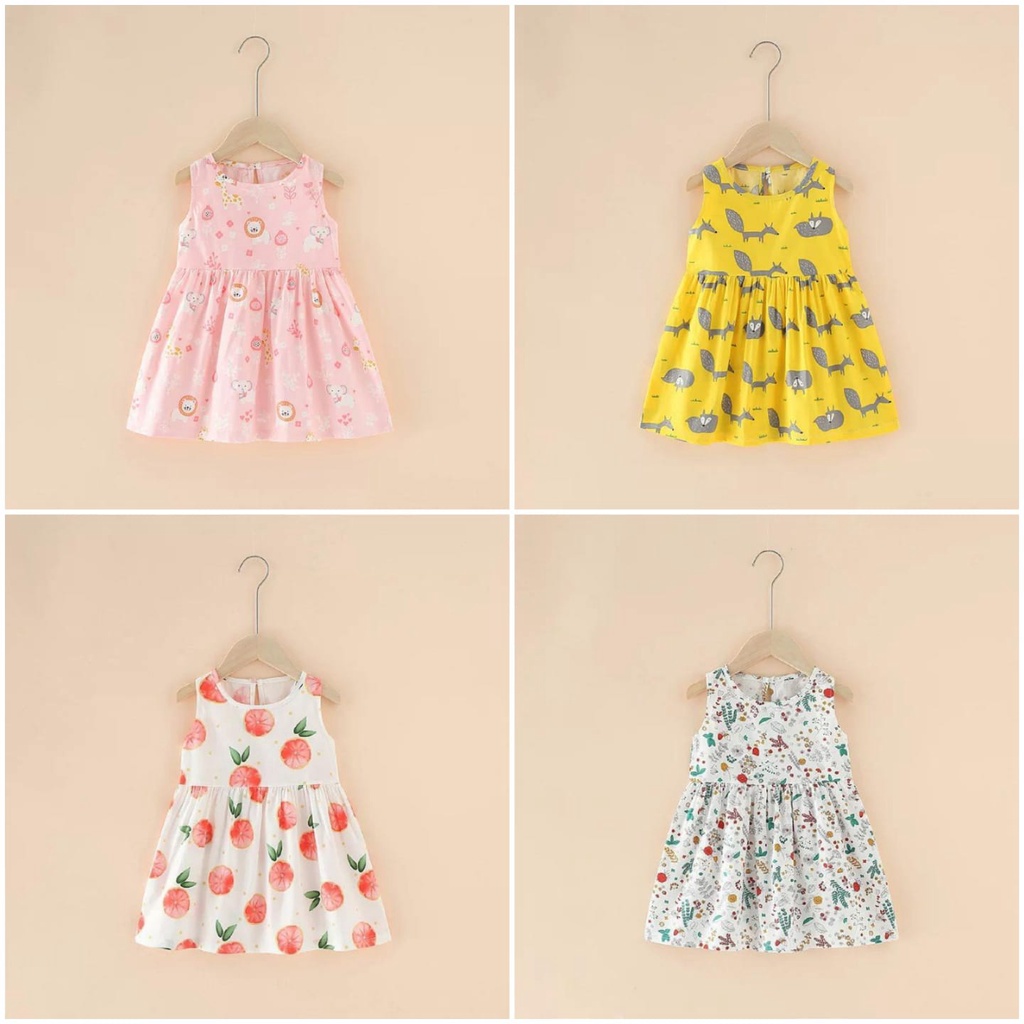 DASTER ANAK KAIN KATUN/ DASTER ANAK MURAH / DASTER ANAK NYAMAN / DRESS ANAK KAIN KATUN / BAJU ANAK P