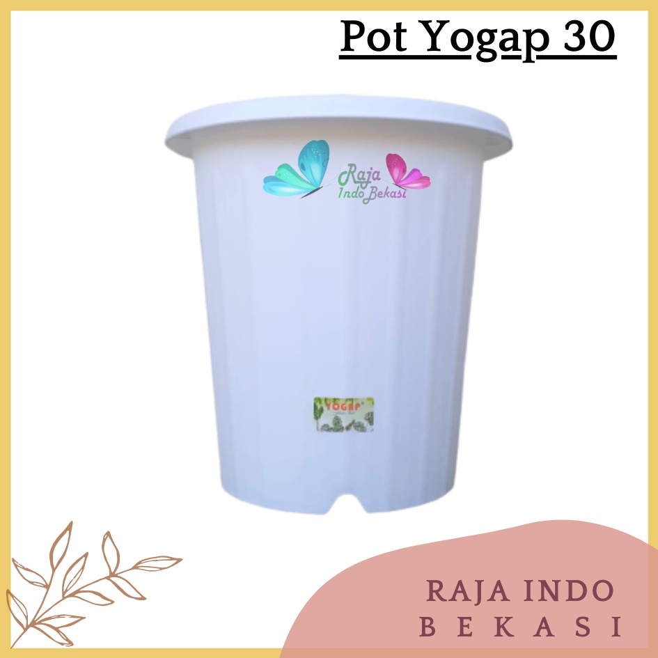 Pot Yogap 30 Putih Transparan Bening Merah Bata Coklat Bata Grosir Pot Yogap Yoga 30 Murah - Yogap 30