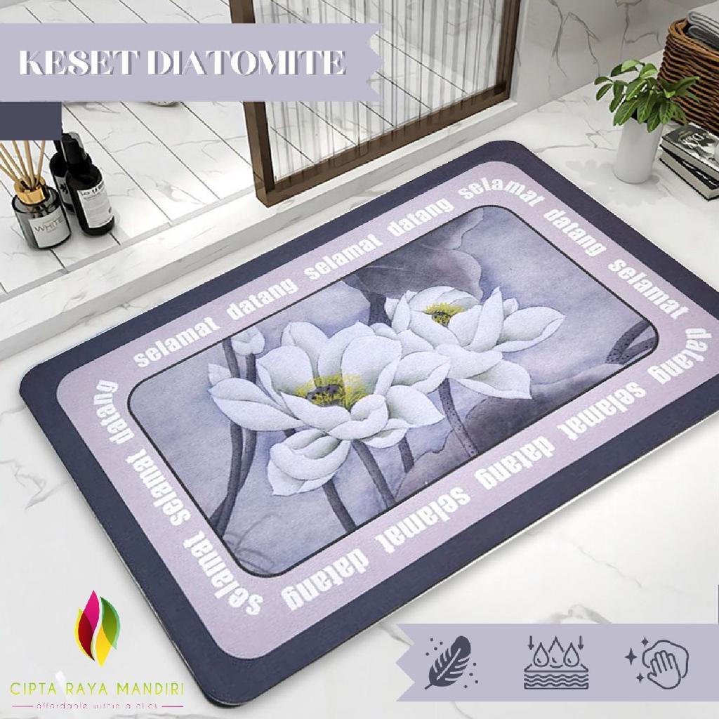 Keset Diatomite Anti Bau / Keset Anti Slip Kamar Mandi / Keset Batu / Keset Soft / Keset Dapur Cepat Kering