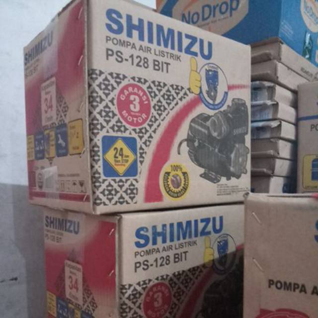 Shimizu PS 128 BIT pompa air shimizu 125 watt. shimizu 116 bit