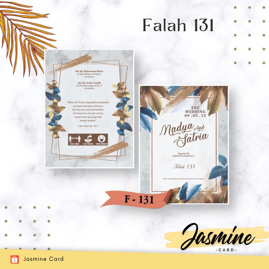 BLANGKO UNDANGAN PERNIKAHAN SOFTCOVER TERMURAH FALAH 131