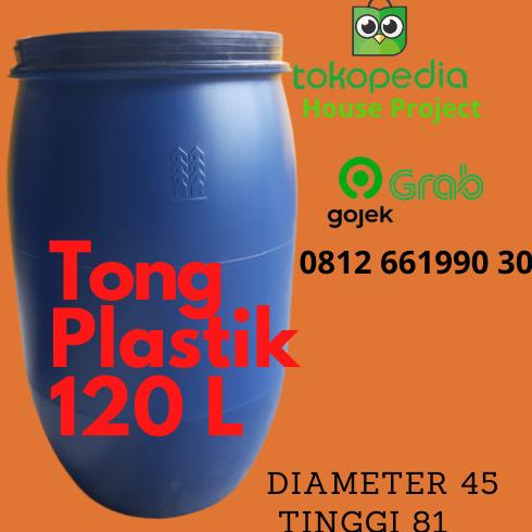 HARGA SPESIAL Tong / Tong Plastik / Tong Biru / Tong Sampah / Biru Baru 120 L Liter