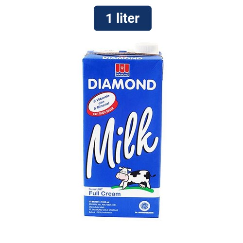 

Diamond Milk Susu UHT Full Cream 1 L