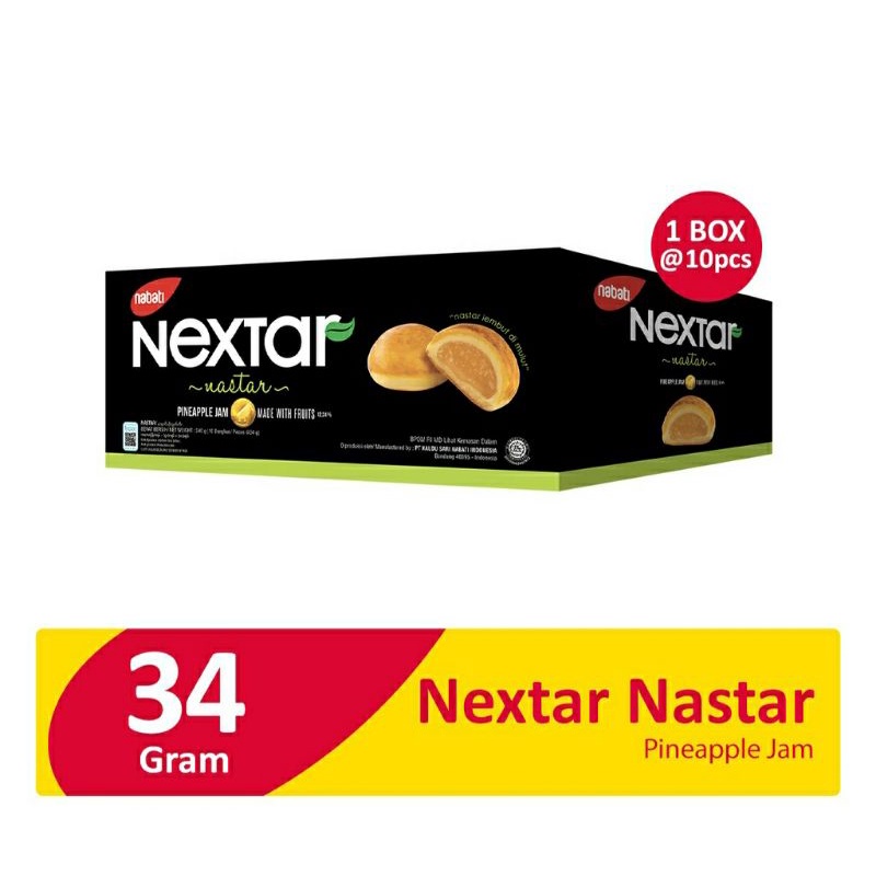 

Nextar nastar pineapple jam 10×34gr