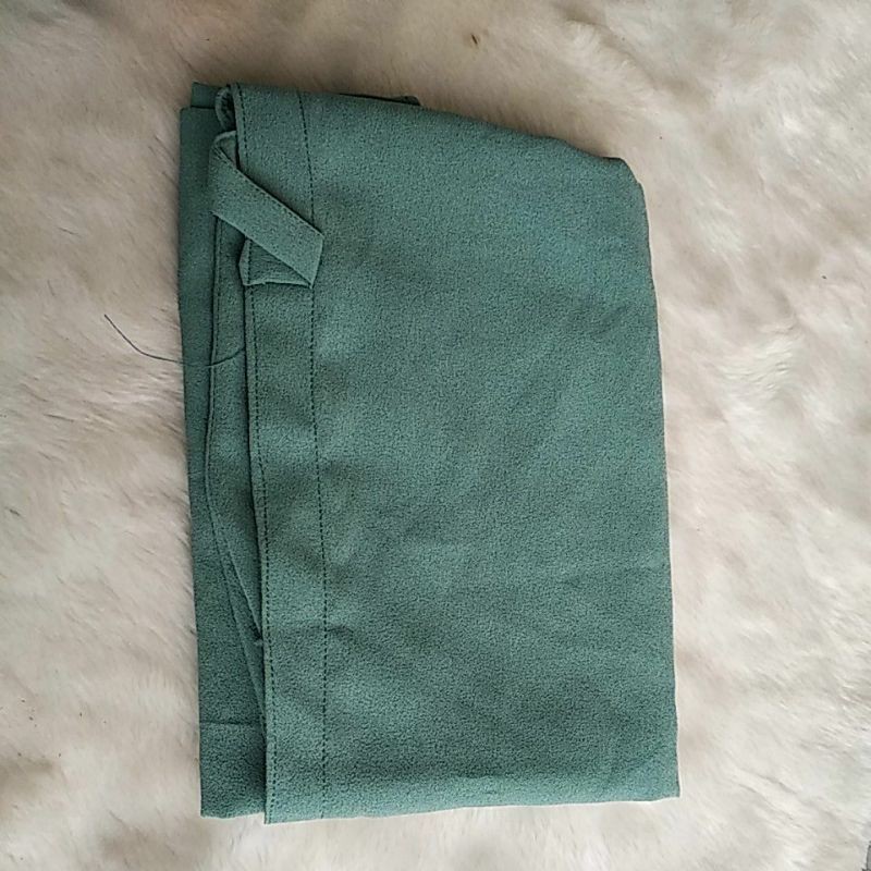 Bisa COD bergo maryam size L tepi jahit diamond ukuran besar-Wardah