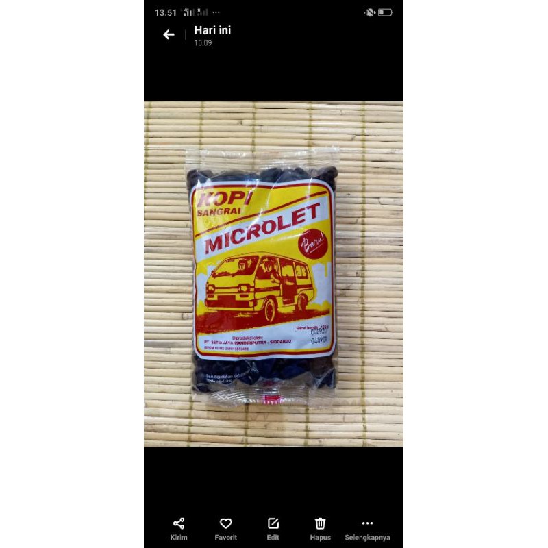 

Biji kopi Cap Mikrolet