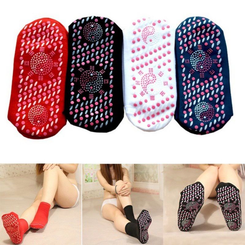 Kaos Kaki Pemanas Kaki / Kaos Kaki Penghangat Kaki / Kaos Kaki Terapi Panas / Kaos Kaki Magnet Terapi Pemanas Penghangat Kaki / Foot Support Tourmaline Magnetic Therapy Socks / Kaos Kaki Musim Dingin / Kaos Kaki Kesehatan / Kaos Kaki Magnetik Turmalin