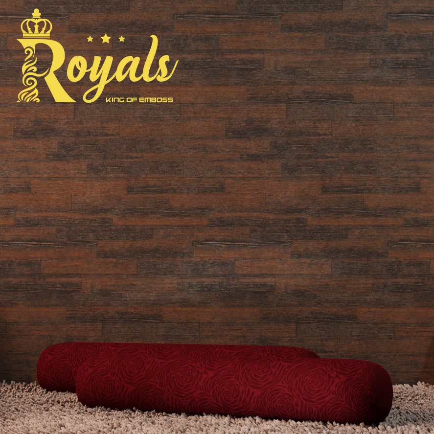 Royals Emboss BedCover SET Sprei Uk 160/180 - Maroon