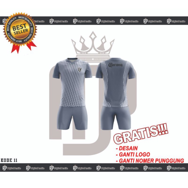 Kaos Jersey Sepak Bola Futsal Custom Free Desain