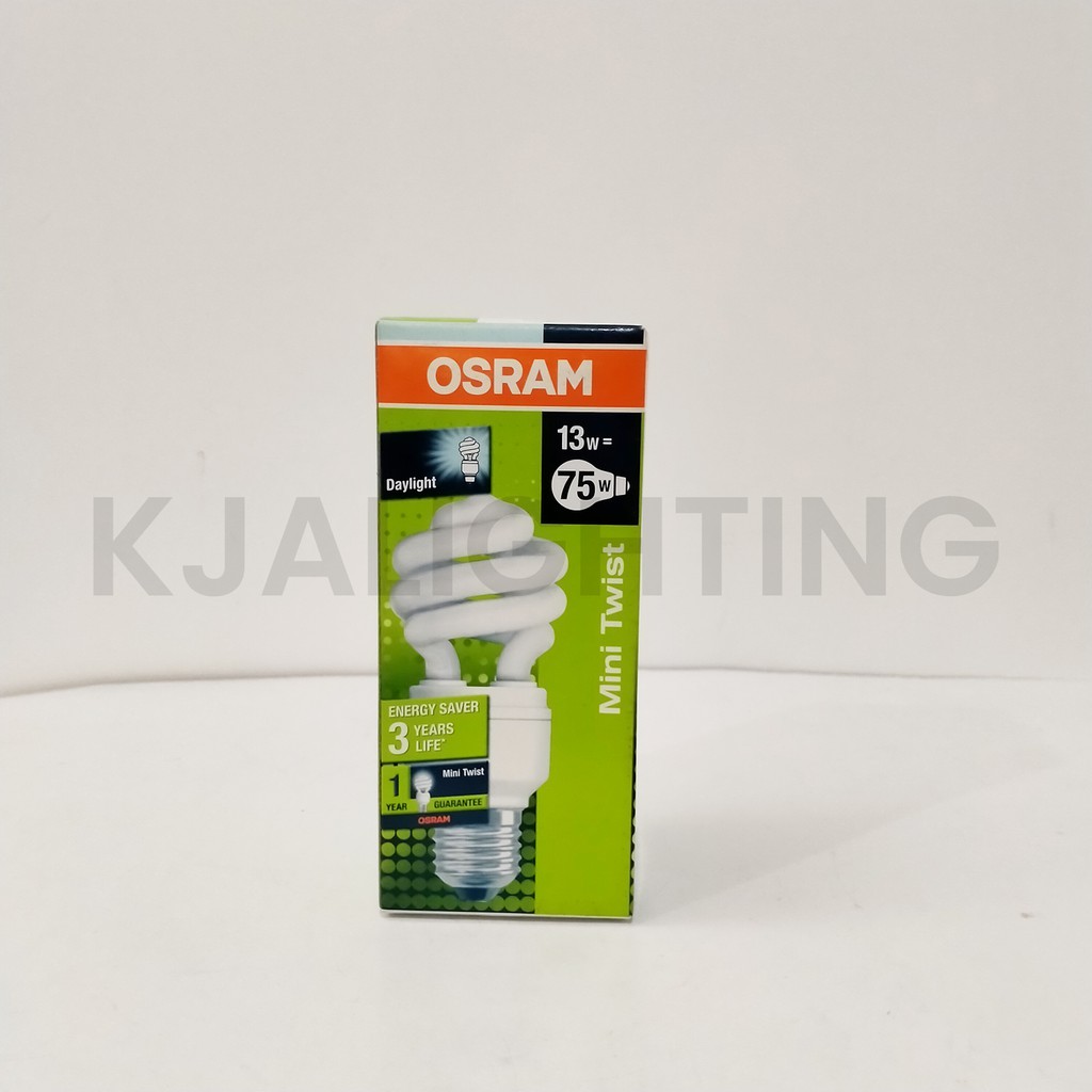 LAMPU BOHLAM OSRAM SPIRAL 13W MINI TWIST P-865 E27