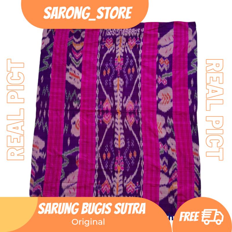 Sarung Bugis Original Full Sutra Sarung Bugis Asli No 1 Full Sutra Sarung Bugis Sulawesi Selatan Sar