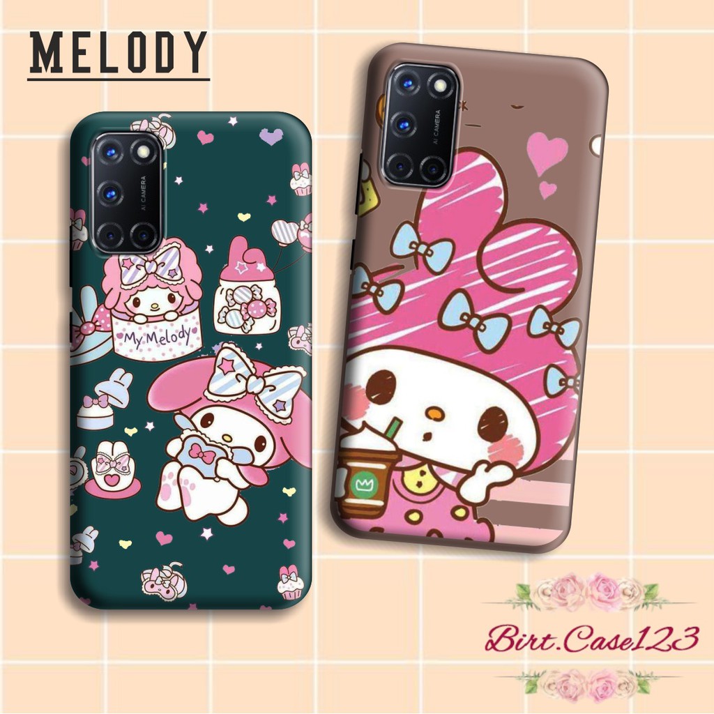 Softcase MELODY Oppo A3s A1k A5 A9 2020 A7 F9 A5s A31 A52 A92 A37 A53 A83 F1s F11 Pro Reno 2 2zBC746