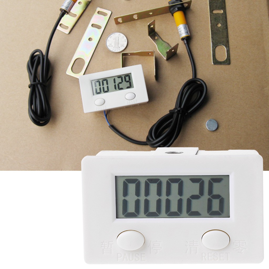 5 Digit Digital Electronic Counter Puncher Magnetic Inductive Proximity Switch