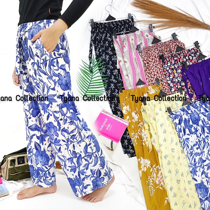 TERMURAH Celana Panjang Kulot Wanita Bahan Katun Rayon TERMURAH Celana Panjang Kulot Wanita Bahan Katun Rayon
