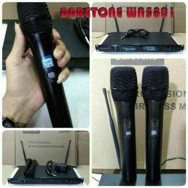 MICROPHONE BARETONE WM 5801 UHF HANDHELD