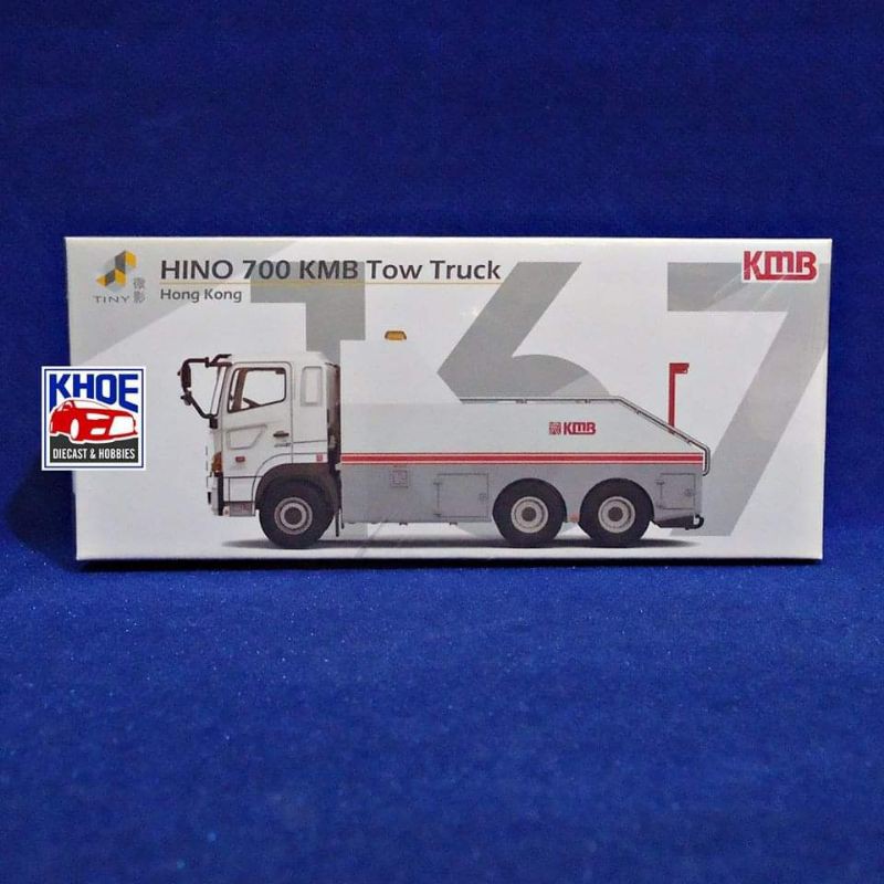 diecast truk Hino 700 KMB towing truck 1/76 by tiny