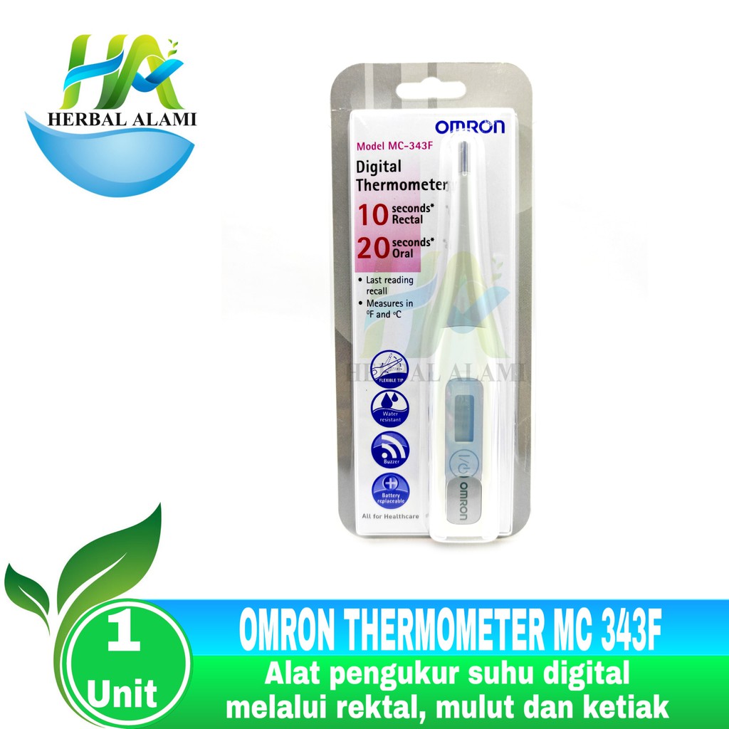 Omron Thermometer Digital MC 343F - Alat Ukur Suhu Badan