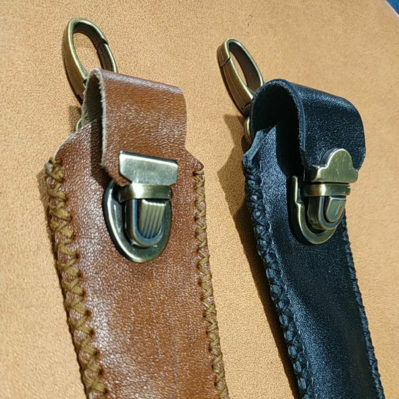 Sarung Pipa Rokok Kulit | Sarung Pipa Kulit 11cm - 13cm | Sarung Pipa Gading