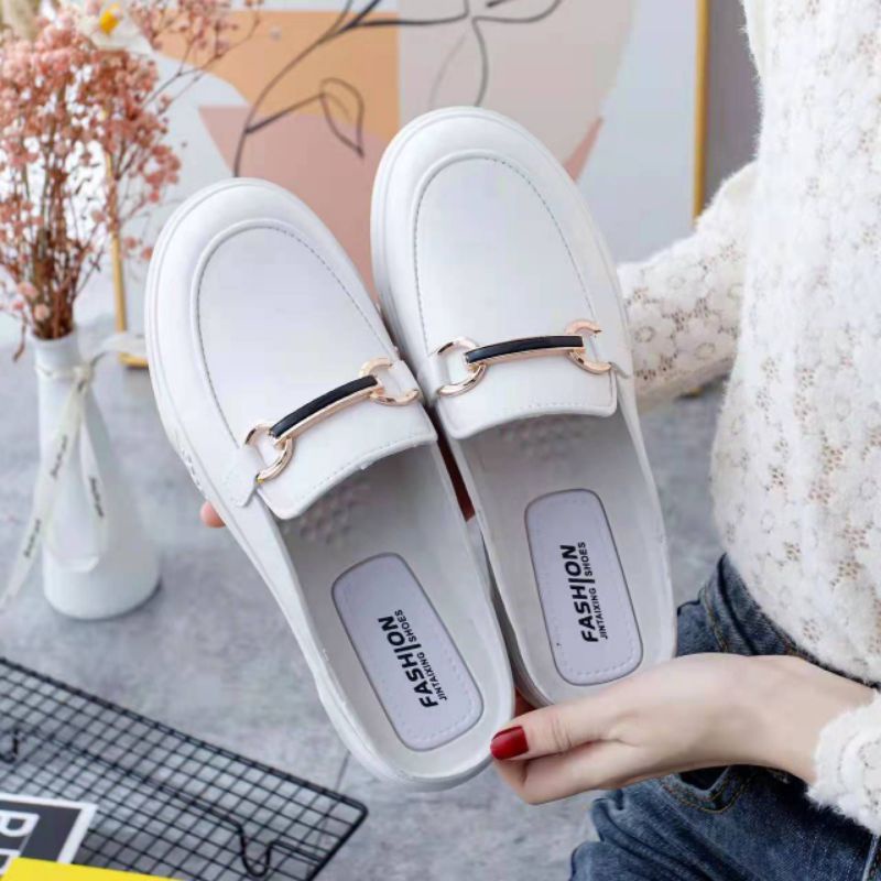 Sepatu Fliptop Fashion Korea Jsm Strip Import high Quality S2