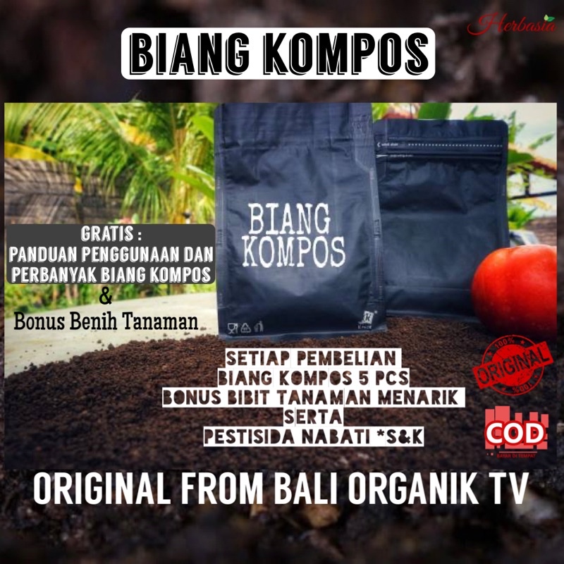 Biang Kompos BOTV Original Nutrisi dan Pembenah Tanah
