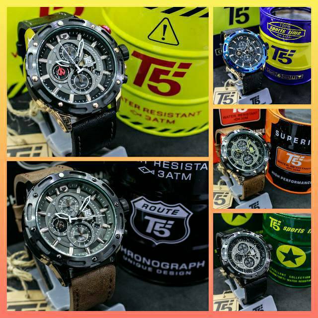 T5 H 3639 original Jam Tangan Pria  Free Box & Paper bag