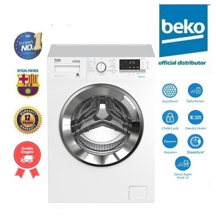 BEKO MESIN CUCI FRONT LOADING 8 KG WCV8612 Termurah