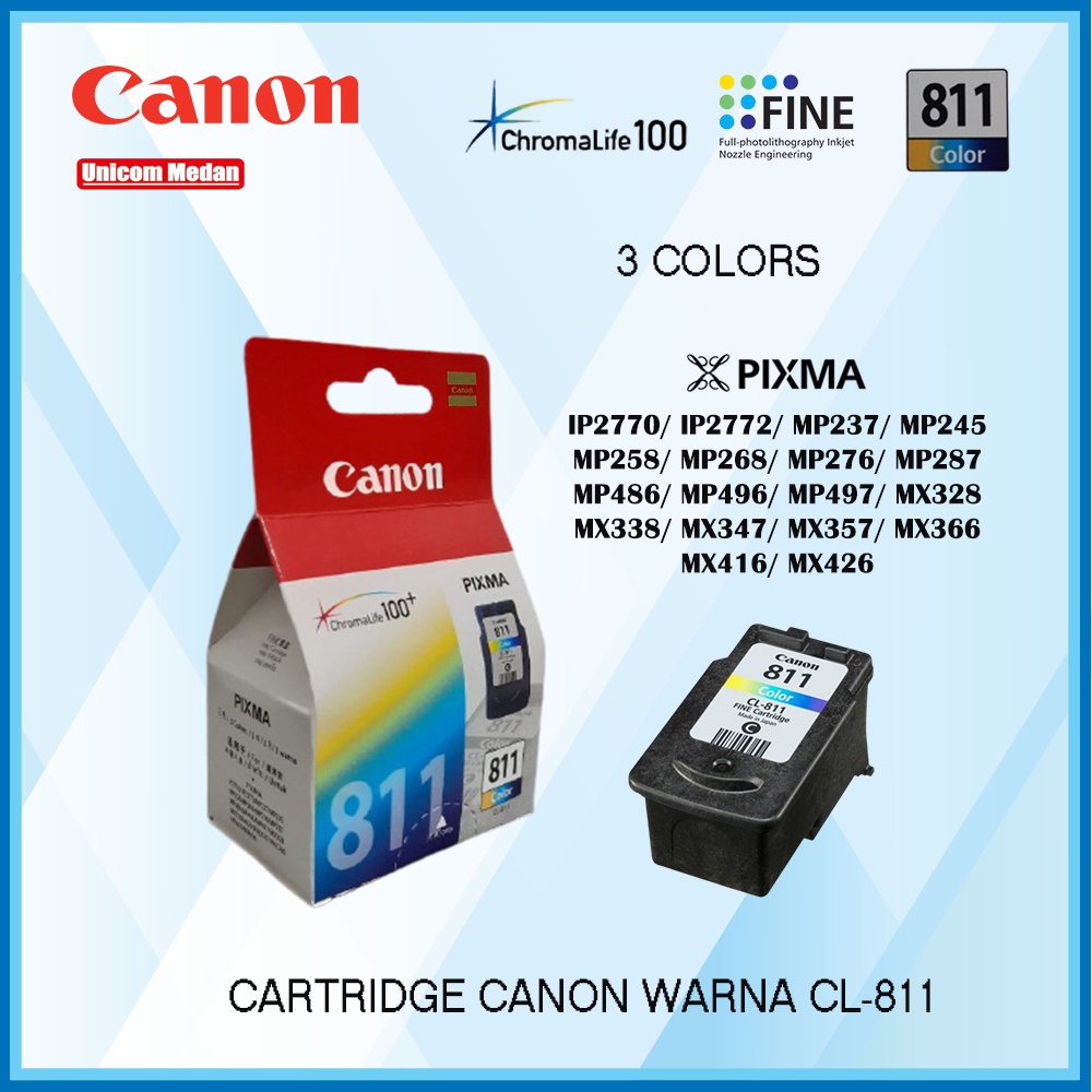 CARTRIDGE CANON CL 811