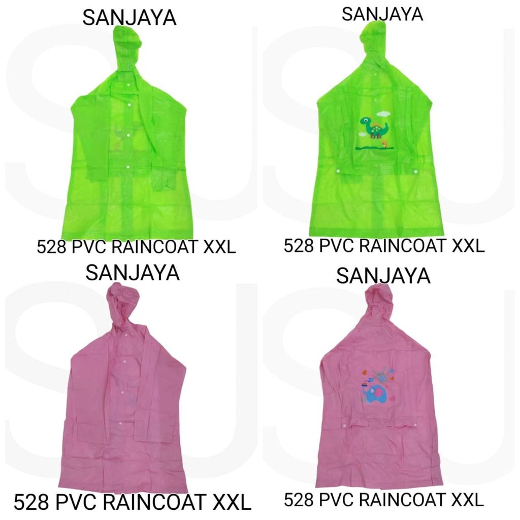 JAS HUJAN / JAS HUJAN WARNA / MANTOL / JAS HUJAN ANAK ANAK / RAINCOAT / 528 PVC RAINCOAT