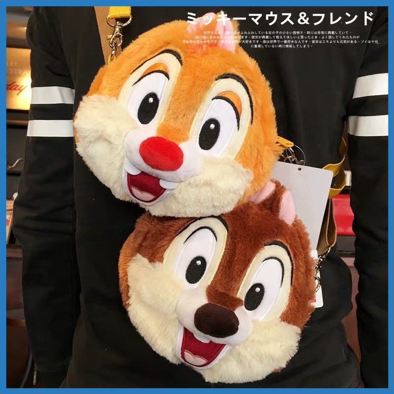 TAS CEWEK NEW TAS SELEMPANG BONEKA DISNEY CHIP DALE CHIPMUNK DISNEY
