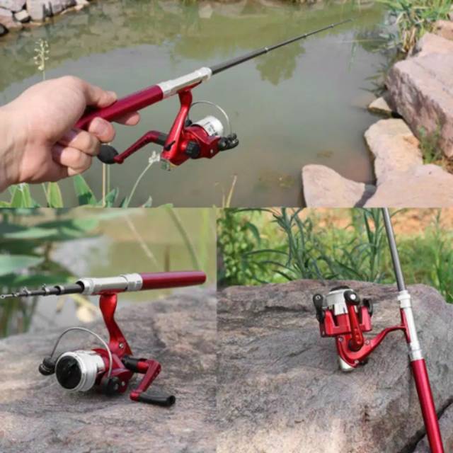 Pancing pena reel combo murah