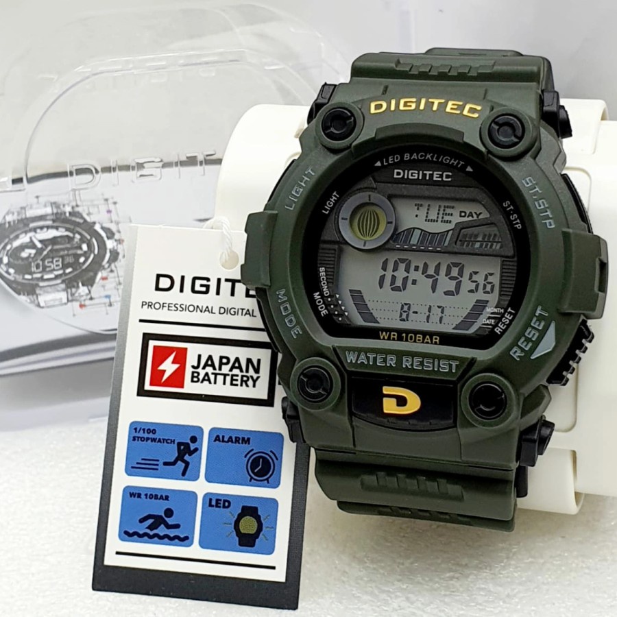 Digitec 5900 digital original jam tangan pria sport original