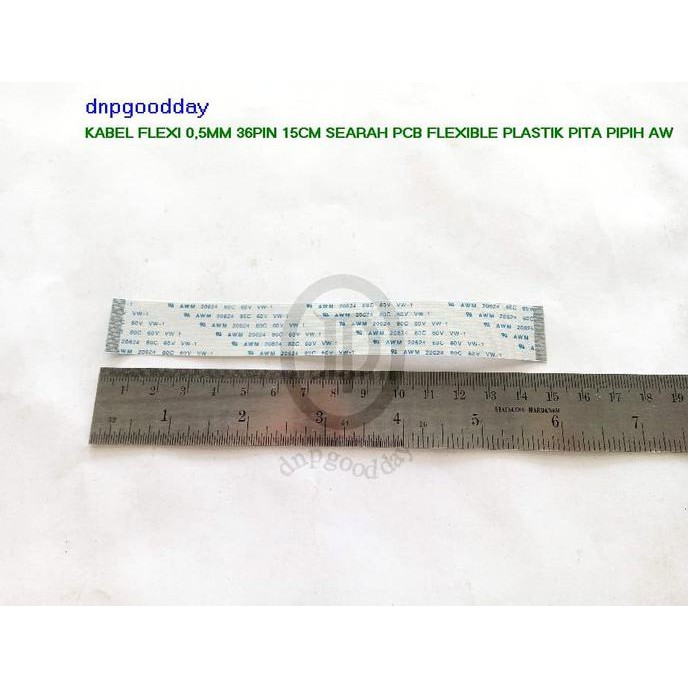 

Kabel Flexi 0,5Mm 36Pin 15Cm Searah Pcb Flexible Plastik Pita Pipih Aw Dnpgood11 Kualitas Baik