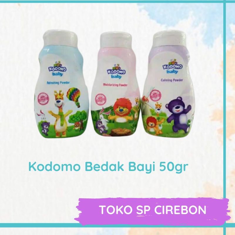 ❤️TOKO SP❤️ KODOMO BABY POWDER 50GR / KODOMO BEDAK BAYI 50GR