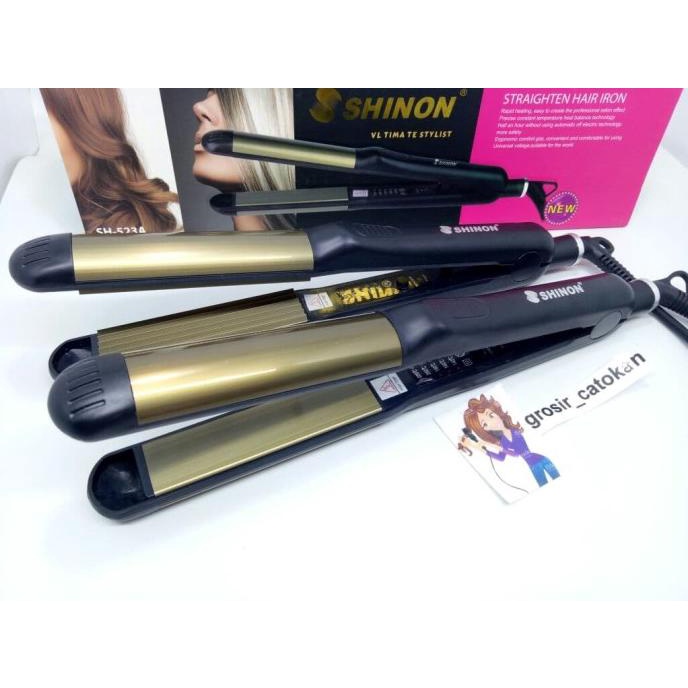 Jual Catokan Shinon Plat Slim Lurus Gerigi Crimper Catokan Salon Shopee Indonesia