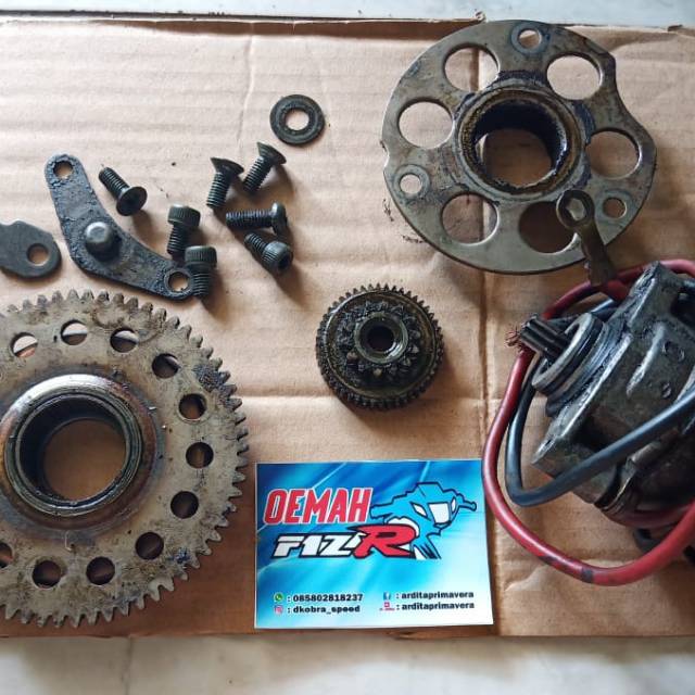 (COD) Gear set ples plus dinamo stater Kip Double stater set fiz r original