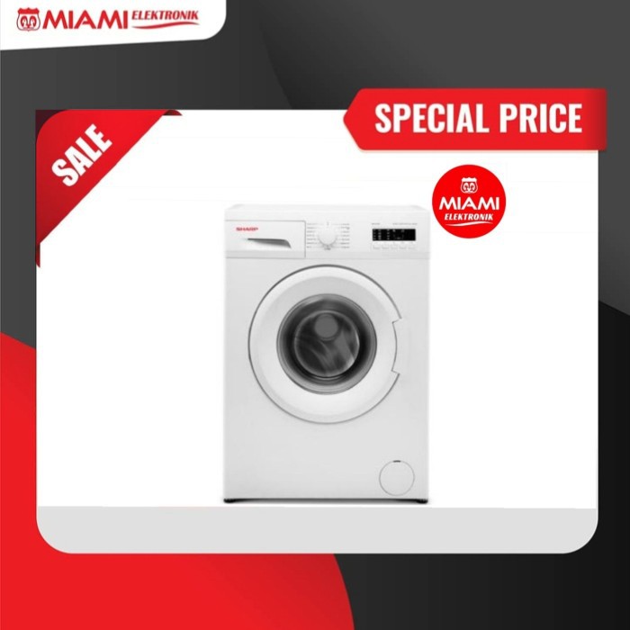 SHARP 8 Kg Front Loading Boomerang Series ES-FL1082B / ESFL1082B / ESFL1082