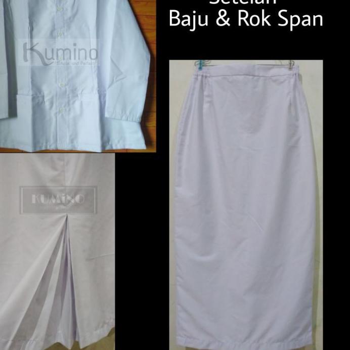 Free Ongkir Setelan Rok Putih Setelan Seragam Perawat Putih Rok Span Seragam Dinas Wanita Putih Rok 